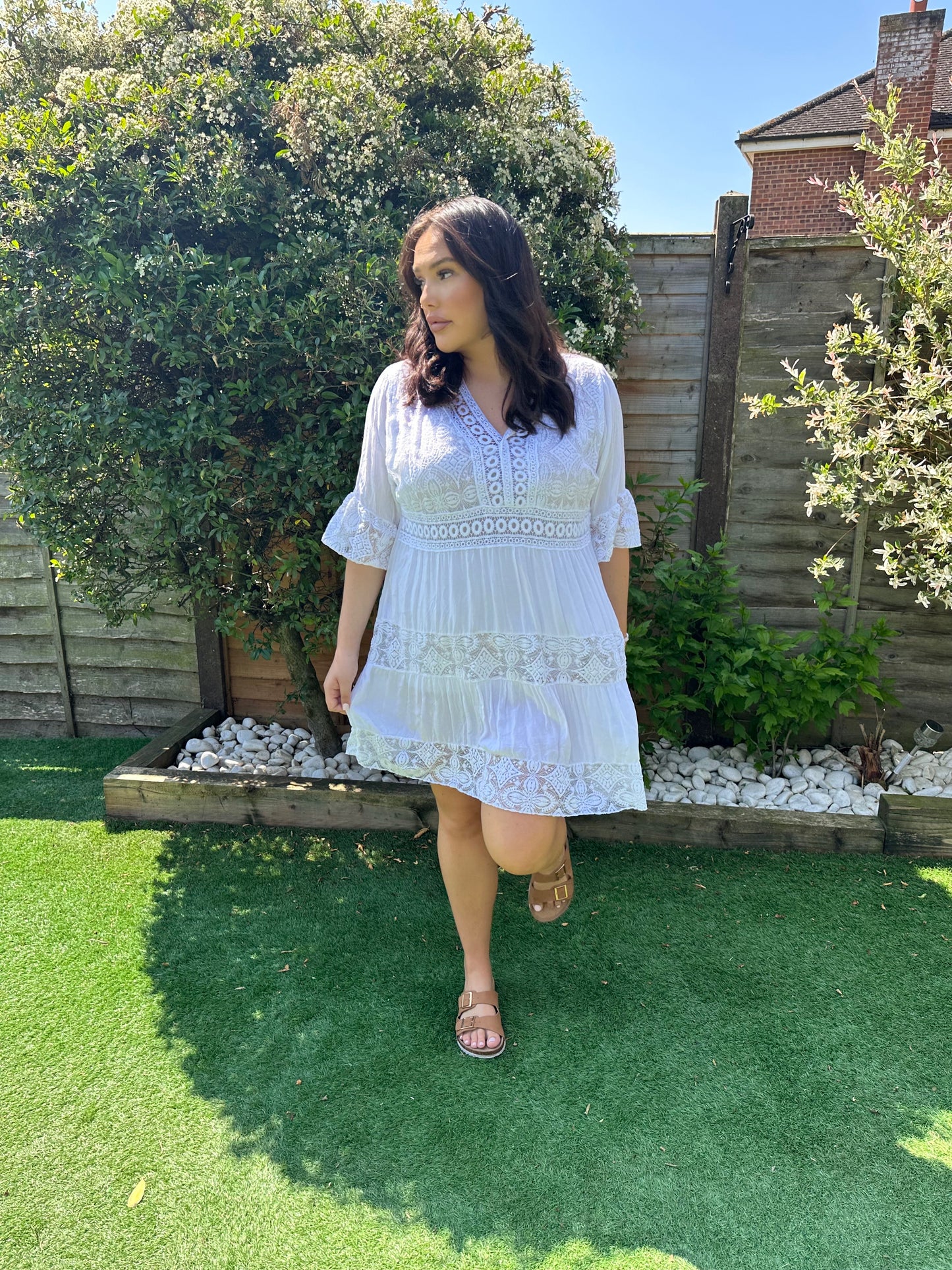‘Lilly’ Dress in White