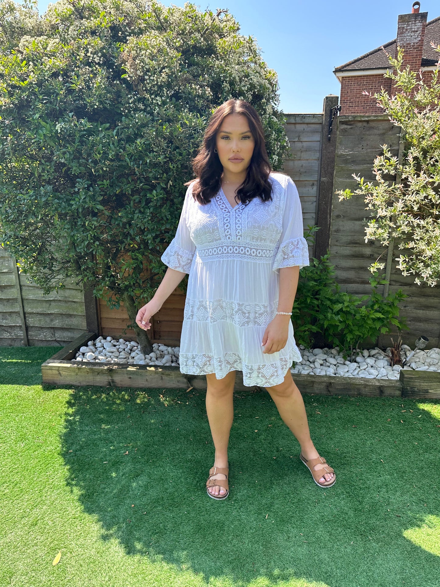 ‘Lilly’ Dress in White